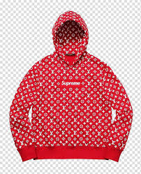 Hoodie T Shirt Supreme Louis Vuitton Jacket Supreme Transparent Background Png Clipart Hiclipart