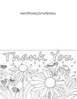 Printable Thank You Cards To Color Familyfuncoloring Printable Thank You Cards Thank You Cards From Kids Printable Cards