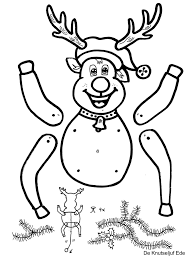 Kerst Trekpop Kleurplaten Kerstman En Rendier Kerst Trekpop Trekpopje Trekpopjes Trekpoppen Kerstmis K Rendier Knutselen Kerstman Kerst Knutselen
