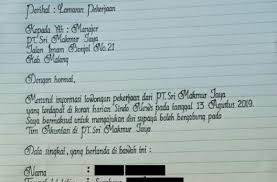 Apabila anda ingin membuat surat lamaran tulisan tangan untuk keperluan mencari kerja tentu tidak boleh dilakukan secara sembarangan dan serampangan. Top 4 Berita Terkini Surat Lamaran Kerja Dan Pesan Di Bungkus Makanan Hitekno Com