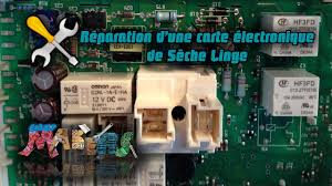 Probleme nettoyage filtre lave linge whirlpool. Reparation De La Carte Electronique Des Seche Linge Whirlpool Laden Youtube