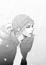 Get anime character smoking depressed original resolution: Anime Smoking