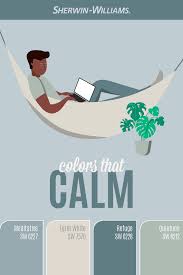 Heavenly blue 709 by benjamin moore. Calming Paint Colors For A Home Office Calming Paint Colors Office Paint Colors Sherwin Williams Relaxing Paint Colors