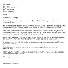 Sample Cover Letter Formats Cover Letter For Resume Job Cover Letter Cover Letter Format