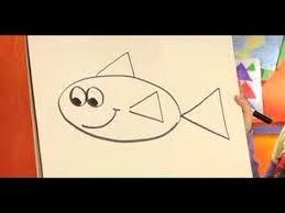 how to draw a cartoon fish easy kids art lesson tutorial youtube kindergarten drawing stick figure drawing art lessons for kids