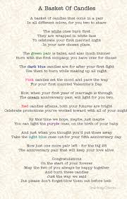 Our new baby shower game cards will have the whole room playing and smiling. Printable Bridal Shower Candle Poem A Basket Of Candles
