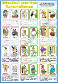 Maybe you would like to learn more about one of these? Modal Verbs Exercises B W Version Included Esl Worksheet By Katiana