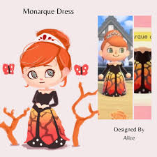 Ac New Horizons Custom Designs On Instagram Beautiful Monarch Dress Other Butterfly Dresses Swipe Animal Crossing Game Animal Crossing Qr Animal Crossing