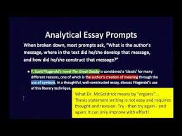 Analytical Essay 3 Thesis Writing Youtube Thesis Writing Essay Prompts Essay