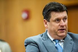 Cristhian Bahena Rivera arrives for his arraignment at the Poweshiek County  Courthouse