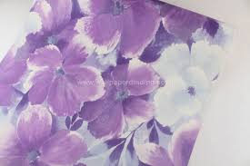 Wallpaper Dinding Motif Bunga Bunga Wallpaper Dinding Bunga Ungu Biru Muda Lux 327 3 Java Wallpaper Toko Jual Wallpaper Dinding Online