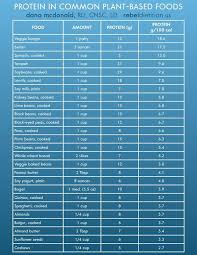 How Much Protein Is Too Much Protein Chart Plant Based