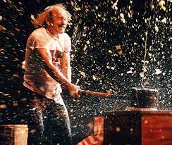 Back the way we came: Controversial Comedian Gallagher S Final Fruit Smashing Comes To Allendale On Last Smash Tour Mlive Com