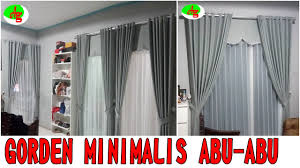 Konsep 35+ model pintu rumah ruang tamu. Gorden Minimalis Abu Abu Ruang Tamu Gorden Pintu Tengah Dan Gorden Pintu Kamar Youtube