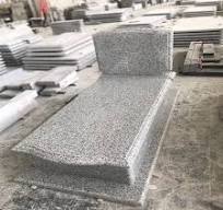 Tombstone Grey - Light Grey Granite Headstone for Cemetery