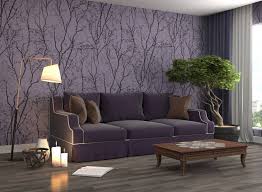 Pops of bright and pretty purple liven up the contemporary neutral tones of the living room, matching the greys and white of the interior. Not Your Shrinking Violet Here Are 10 Ideas For Decorating With Purple For A Modern Sexy Space