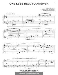 Sep 02, 2017 · answer: One Less Bell To Answer Von B Bacharach Noten Auf Musicaneo