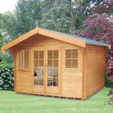 Here are more boat themed. Shire Clipstone Log Cabin 12g X 16 28mm To 70mm Logs Elbec Garden Buildings