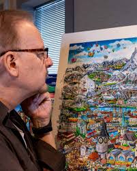 From the festive streets of Zurich and Basel to the majestic peak of the  Matterhorn, Charles Fazzino captures the heart of Switzerland in his  vibrant new release, "The Sights and Sounds of