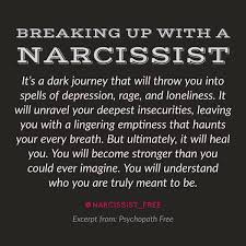 Narcissistic personality disorder — one of several types of personality disorders — is a mental condition in which people have an inflated sense of their own importance, a deep need for excessive attention and. Narcissist Free Auf Twitter Breaking Up With A Narcissist A Dark Journey Lingering Emptiness That Haunts Each Breath Depression Rage Loneliness Yet U Will Heal Https T Co Ujdjoxck8o