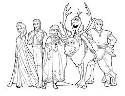 My whole family loves frozen 2 — we have been watching it over and over on disney+! Vegas Sou Sven Kristoff Frozen Coloring Pages