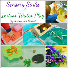 Sensory Sinks And Indoor Water Play Great Ideas For Toddlers And Preschoolers From My Nearest And Sensory Activities Toddlers Toddler Activities Kids Sensory