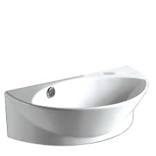 Choose from copper, ceramic and porcelain models for a period or contemporary look, or opt for modern basins in. Whitehaus Wall Mount Bathroom Sink In White Whkn1131 Wh At The Home Depot Wall Mounted Bathroom Sink Wall Mounted Bathroom Sinks Sink