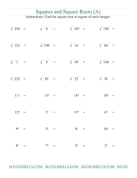 Multiply Radical Expressions Worksheet The Squares And Square Roots A Number Sense Worksheet In 2020 Square Roots Math Worksheet Free Math Worksheets