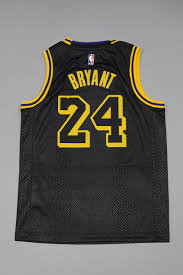 To honor the town, we partnered with nike to put a spin on these classic uniforms. Los Angeles Lakers Nike City Edition Swingman Jersey Kobe Bryant Black Kids Stateside Sports