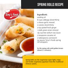 I have demonstrated making veg rolls friends please do try this amazing spring rolls recipe and amaze your friends and family. Tonys Food Do It Yourself The Spring Rolls Recipe Facebook
