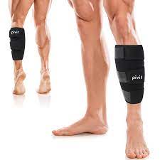 Pivit Adjustable Shin Splint Support Calf Brace Lower Leg Compression Wrap Increases Circulation Reduces Muscle Swelling Calf Support Sleeve For Men And Women Pain Relief Black Walmart Com Walmart Com
