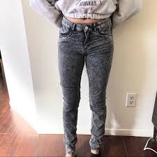 Is a size 4 skinny? H M Jeans Hm Black Acid Wash Skinny Jeans Size 4 Poshmark