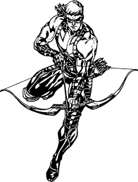 Hawkeye Avengers Assemble Coloring Page In 2020 Hawkeye Avengers Baseball Coloring Pages Dog Coloring Page