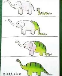 Elephant Snake Long Neck Dinosaur I Don T Know It S Name Funny Comics Dinosaur Funny Pictures