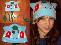 Bulbasaur Hat By Christabelluv On Deviantart Pokemon Hat Fleece Hats Pikachu Hat