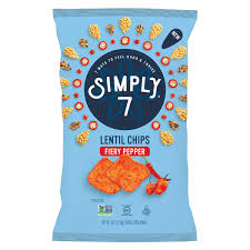 Some are more nutritionally beneficial than others. Amazon Com Simply 7 Lentil Chips Vegan Snacks Non Gmo Vegetarian Plant Based Gluten Cholesterol Nut Free Kosher Fiery Pepper 4 Oz Pack Of 12 Everything Else