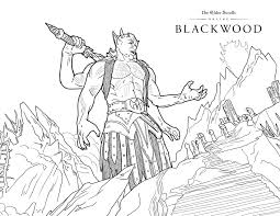 Online coloring pages for kids and parents. Bring Some Color To Blackwood With These New Coloring Pages The Elder Scrolls Online