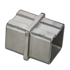 Quadratrohr, vierkantrohr aus edelstahl, mat. Vierkantrohr Quadratrohr Verbinder 40x40 Mm Aus Edelstahl 5 95