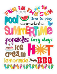 Free Printable Friday Summer Subway Art Paperblog Summer Subway Art Summer Printables Subway Art