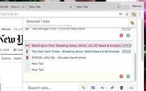 It's okay if you open other tabs in the meantime. Tab Manager Plus For Chrome