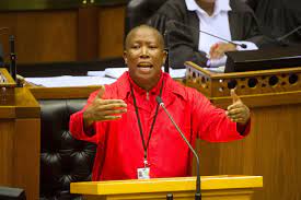Cic julius malema speaks at the jse during the eff march. Who Is Julius Malema South Africa S Firebrand Opposition Leader