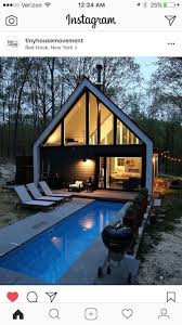 Lake forest lodge boasts a brand new deck and bar overlooking the lake, 3 floors and is nestled in a quaint 3.5 acres of pine trees. Modern Upstate Ny Cabin Hot Pool In The Woods Cabins For Rent In Red Hook New York United States Architecture Modern Log Cabins Cabin