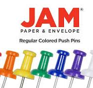 Amazon.com: JAM PAPER Colorful Push Pins - Baby Pink Pastel Pushpins -  100/Pack : Office Products