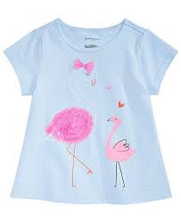 Macys First Impressions Baby Girls Flamingo Print T Shirt Created For Macy S Shirts Tees Kids Macy S Tisort Yaz