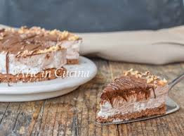 Torta Gelato Con Pan Di Spagna Alla Nutella Dolce Veloce
