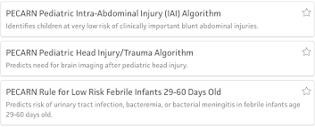 Image result for PECARN Pediatric Intra-Abdominal Injury Algorithm