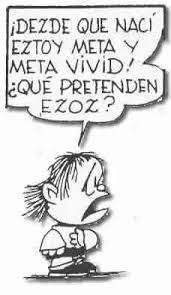 Resultado de imagen de mafalda y problemas de expresiÃ³n lenguaje
