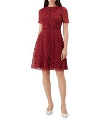 Hobbs Polka Dot Dress 2024