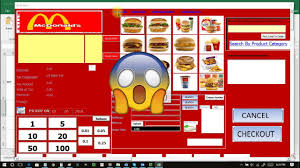 Calculate what cash is needed every month to maintain your balance in your cash box. Use Excel To Create Cash Register Pos For Any Business Created Mcdonalds Pos In 3 Mins Youtube