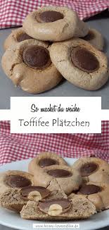 Backen Mit Toffifee So Machst Du Weiche Cookies Mit Toffifee Platzchen Rezept Lebensmittel Essen Toffifee